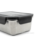 再利用可能な3つのサイズ長方形のAirtight Bento Food Container